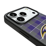 Baltimore Ravens Plaid MagSafe Compatible Phone Case for Apple iPhone