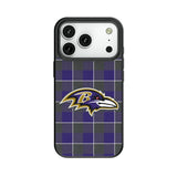 Baltimore Ravens Plaid MagSafe Compatible Phone Case for Apple iPhone
