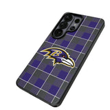 Baltimore Ravens Plaid MagSafe Compatible Phone Case for Samsung Galaxy
