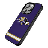 Baltimore Ravens Stripe Bump Phone Case for Apple iPhone