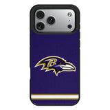 Baltimore Ravens Stripe Bump Phone Case for Apple iPhone