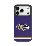 Baltimore Ravens Stripe Bump Phone Case for Apple iPhone