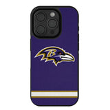 Baltimore Ravens Stripe Bump Phone Case for Apple iPhone