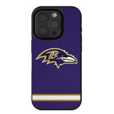 Baltimore Ravens Stripe Bump Phone Case for Apple iPhone