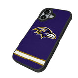 Baltimore Ravens Stripe Bump Phone Case for Apple iPhone