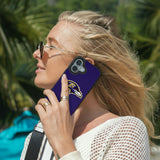 Baltimore Ravens Stripe Bump Phone Case for Apple iPhone