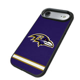 Baltimore Ravens Stripe Bump Phone Case for Apple iPhone