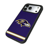 Baltimore Ravens Stripe Bump Phone Case for Apple iPhone
