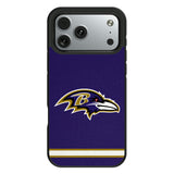 Baltimore Ravens Stripe Bump Phone Case for Apple iPhone