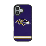 Baltimore Ravens Stripe Bump Phone Case for Apple iPhone