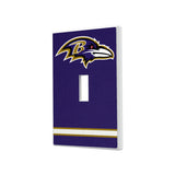 Baltimore Ravens Stripe Hidden-Screw Light Switch Plate