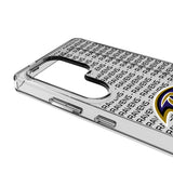 Baltimore Ravens Text Backdrop Clear Phone Case for Samsung Galaxy