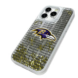 Baltimore Ravens Text Backdrop Glitter Phone Case for Apple iPhone