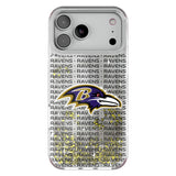 Baltimore Ravens Text Backdrop Glitter Phone Case for Apple iPhone