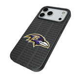 Baltimore Ravens Text Backdrop MagSafe Compatible Phone Case for Apple iPhone