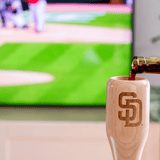 San Diego Padres "SD" Wined Up® | Baseball Bat Wine Mug Collective