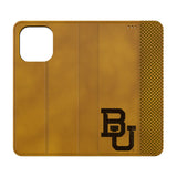 Baylor University Bears Burn Folio Phone Case for Apple iPhone
