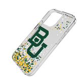 Baylor University Bears Confetti Clear Phone Case for Apple iPhone