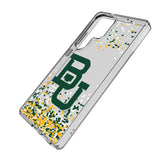 Baylor University Bears Confetti Clear Phone Case for Samsung Galaxy