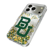 Baylor University Bears Confetti Glitter Phone Case for Apple iPhone