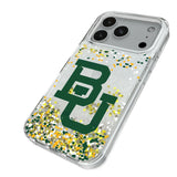 Baylor University Bears Confetti Glitter Phone Case for Apple iPhone