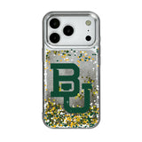 Baylor University Bears Confetti Glitter Phone Case for Apple iPhone
