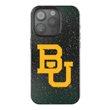 Baylor University Bears Linen Black Bling Phone Case for Apple iPhone