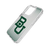 Baylor University Bears Linen Clear Phone Case for Apple iPhone