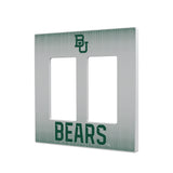 Baylor University Bears Linen Hidden-Screw Light Switch Plate