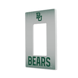 Baylor University Bears Linen Hidden-Screw Light Switch Plate