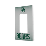Baylor University Bears Linen Hidden-Screw Light Switch Plate