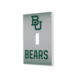 Baylor University Bears Linen Hidden-Screw Light Switch Plate
