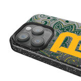 Baylor University Bears Paisley Black Bling Phone Case for Apple iPhone