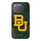 Baylor University Bears Paisley Black Bling Phone Case for Apple iPhone