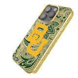 Baylor University Bears Paisley Bling Phone Case for Apple iPhone