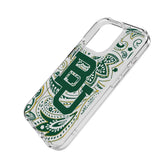 Baylor University Bears Paisley Clear Phone Case for Apple iPhone