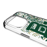 Baylor University Bears Paisley Clear Phone Case for Apple iPhone