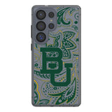 Baylor University Bears Paisley Clear Phone Case for Samsung Galaxy