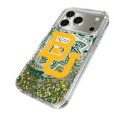 Baylor University Bears Paisley Glitter Phone Case for Apple iPhone