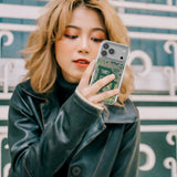 Baylor University Bears Paisley Glitter Phone Case for Apple iPhone
