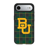 Baylor University Bears Plaid MagSafe Compatible Phone Case for Apple iPhone