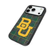 Baylor University Bears Plaid MagSafe Compatible Phone Case for Apple iPhone