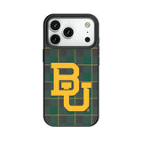 Baylor University Bears Plaid MagSafe Compatible Phone Case for Apple iPhone