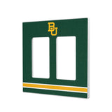 Baylor University Bears Stripe Hidden-Screw Light Switch Plate