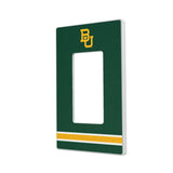 Baylor University Bears Stripe Hidden-Screw Light Switch Plate