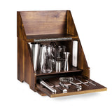 Tennessee Titans - Madison Acacia Tabletop Bar Set