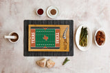 Texas Longhorns - Icon Glass Top Cutting Board & Knife Set