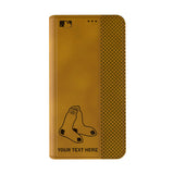 Boston Red Sox Personalized Burn Folio Phone Case for Apple iPhone