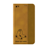 Boston Red Sox Personalized Burn Folio Phone Case for Samsung Galaxy