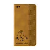 Boston Red Sox Personalized Burn Folio Phone Case for Samsung Galaxy